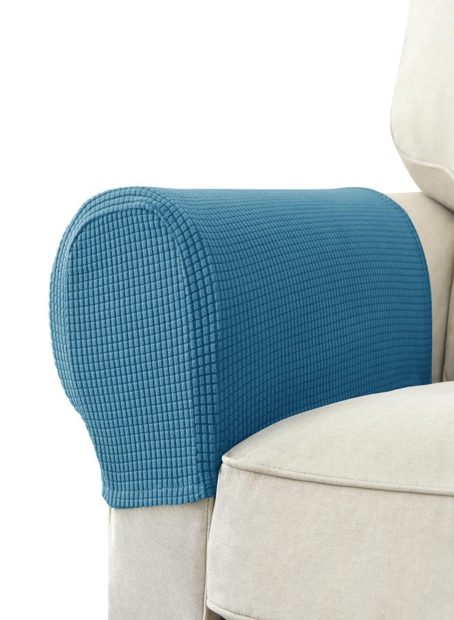 Chaexii Premium Polyester Sofa Arm Cover, Scratch Resistant Protector Covers,Elastic Armrest Covers for Square/Curved/Sloping Couch Armrests, 2Pcs - Image 1